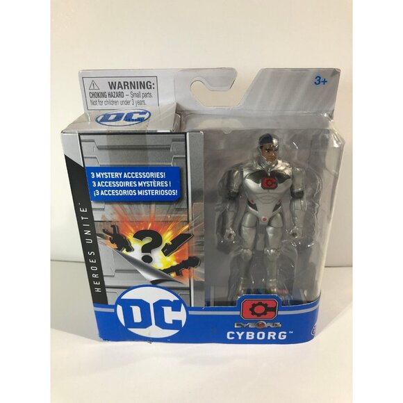 DC Heroes Unit CYBORG Spinmasters 3 Mystery Accessories included NEW - Picture 1 of 1